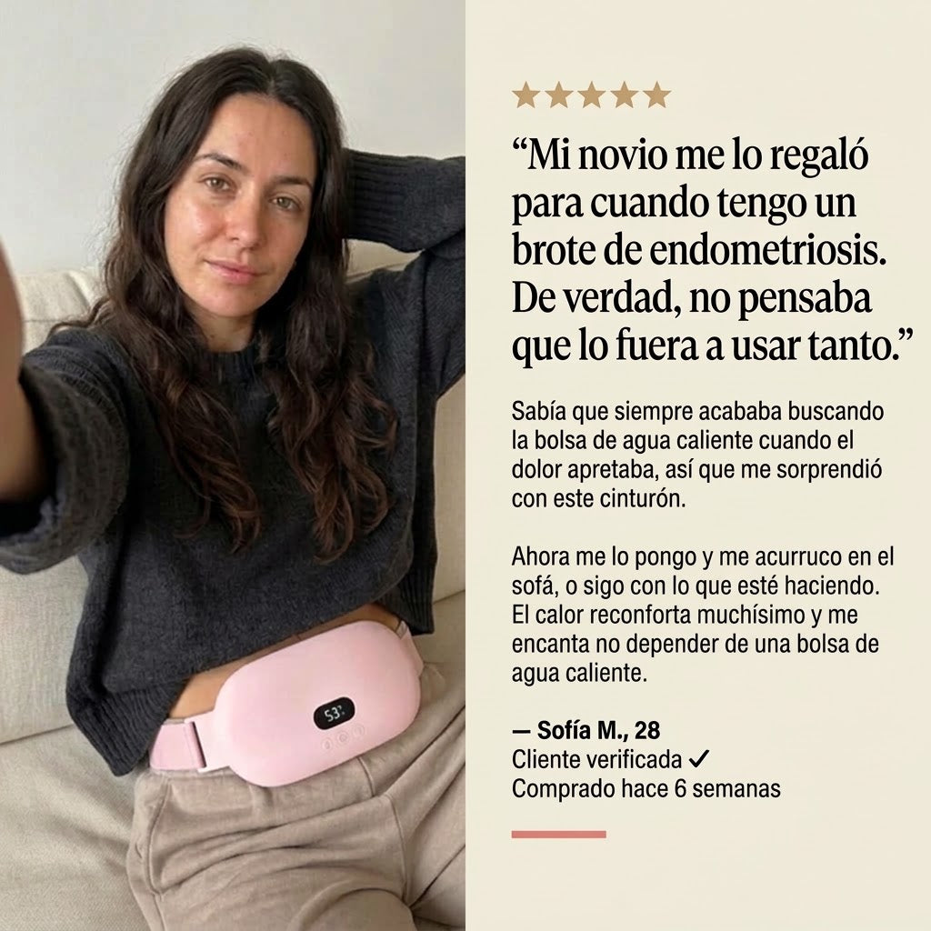 Serena – Cinturón Térmico con Masaje para el Periodo