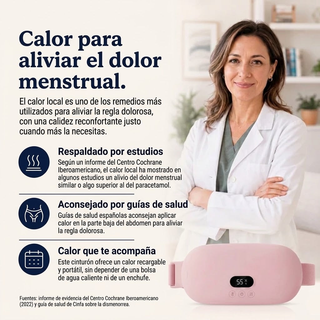 Serena – Cinturón Térmico con Masaje para el Periodo